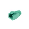 ACT RJ45 boot for 7.0 mm cable 25db Green