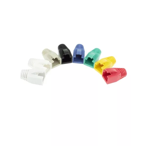 ACT RJ45 boot for 7.0 mm cable 25db Yellow