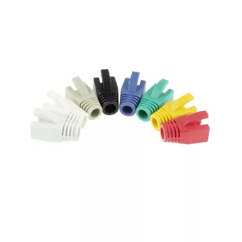 ACT RJ45 boot for 7.0 mm cable 25db Yellow