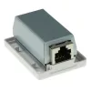 ACT Surface mounted box shielded 1 ports CAT6A Grey