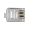 ACT RJ12 (6P/6C) modulaire connector for round cable with stranded conductors 25db/csomag