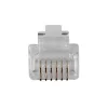 ACT RJ12 (6P/6C) modulaire connector for round cable with stranded conductors 25db/csomag