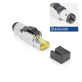   ACT Field termination plug RJ45 CAT6A shielded, toolless, 4PPoE 100W