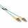 ACT Multimode 50/125 OM3 duplex ruggedized fiber cable with LC connectors 50m Blue