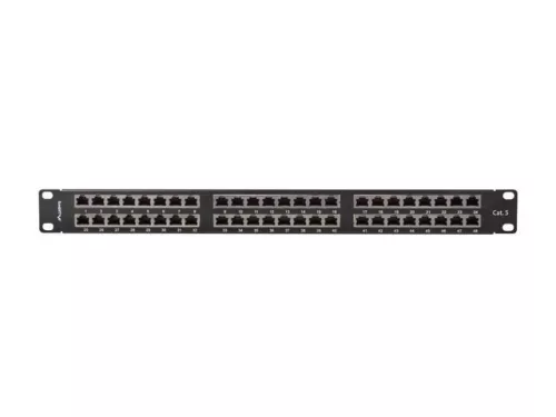 Lanberg 48-port Patch Panel 1U Black