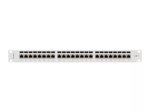 Lanberg 24-port Patch Panel 1U Grey