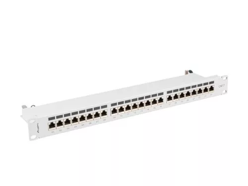 Lanberg 24-port Patch Panel 1U Grey