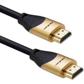   Qoltec HDMI to HDMI v2.1 Ultra High Speed 8K/60Hz Gold Cable 1m Black