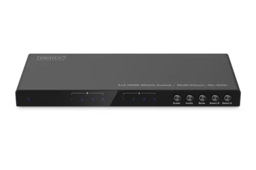 Digitus 4x2 HDMI Matrix Switch / Multi-Viewer 4K