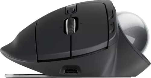 Logitech MX Ergo S Wireless Bluetooth Mouse Graphite Gray