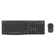 Logitech MK370 Wireless billentyűzet + optikai egér Black DE