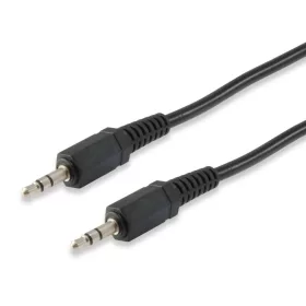 EQuip 3.5mm Male to Male Stereo Audio cable 2,5m Black