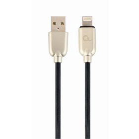   Gembird CC-USB2R-AMLM-1M Premium rubber 8-pin charging and data cable 1m Black