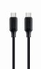 Gembird 100 W Type-C Power Delivery (PD) charging & data cable, 1.5 m Black