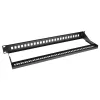 ACT 24-port Patch Panel 1U Black
