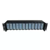 ACT Multifunctional HD fiber optic patch panel 2U 12 slots
