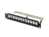 Lanberg 12-port Patch Panel 1U Black