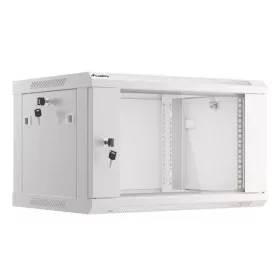 Lanberg 19" 6U Falra szerelhető Rackszekrény Silver