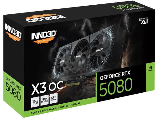 Inno3D GeForce RTX5080 16GB GDDR7 X3 OC