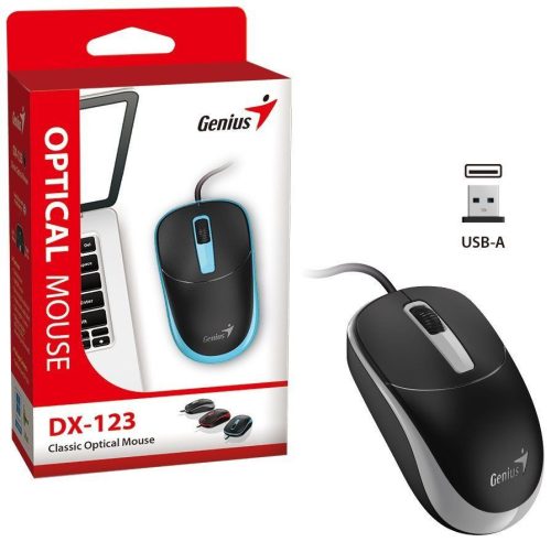 Genius DX-123 Wired Mouse Black/Grey