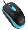 Genius DX-123 Wired Mouse Black/Blue