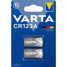 Varta CR123A Lítium Elem 2db/csomag