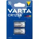 Varta CR123A Lítium Elem 2db/csomag