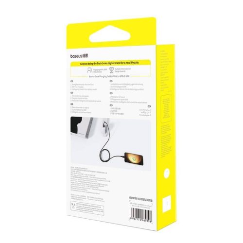 Baseus Dura Series 60W USB Type-A to Type-C Fast Charging cable 2m Black/Red