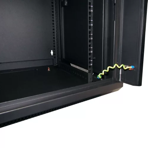 WP WPN-RWB-12606-B Falra szerelhető Rackszekrény Black