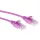 ACT CAT6 U-UTP Patch Cable 0,15m Pink