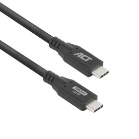 ACT USB-C to USB-C cable 0,5m Black