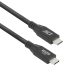 ACT USB-C to USB-C cable 0,5m Black
