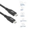ACT USB-C to USB-C cable 0,5m Black