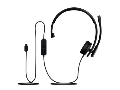 Logitech H570E Teams USB-C Mono Headset Black