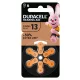 Duracell PR48 Hallókészülék Gombelem 6db/csomag