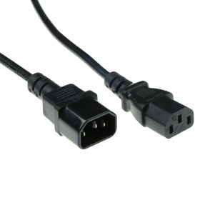 ACT Powercord C13 - C14 0.6m Black