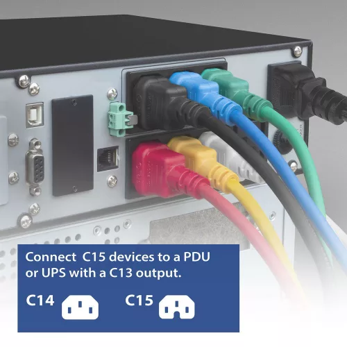 ACT Powercord C14 - C15 2m Black