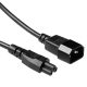 ACT Powercord C14 - C5 1m Black