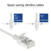 ACT CAT6A U-FTP Patch Cable 0,15m White
