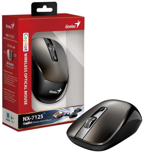Genius NX-7125 Wireless Mouse Chocolate