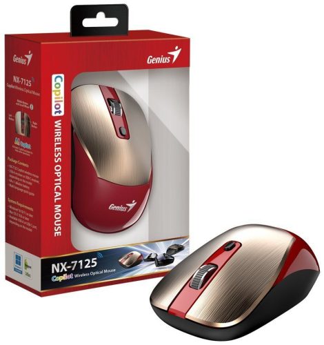 Genius NX-7125 Wireless Mouse Gold/Red