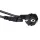 ACT Powercord mains connector Schuko CEE 7/7 male (angled) - C5 IEC 3m Black