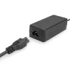 ACT Powercord mains connector Schuko CEE 7/7 male (angled) - C5 IEC 3m Black