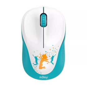 Njoy MSWL-W110-CM01B Wireless Mouse White/Blue