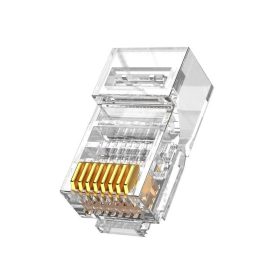   Nestron UTP RJ45 csatlakozó; Cat6/Cat6e; fali és patch kábelekhez; 10 db/csomag