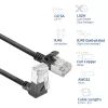 ACT CAT6A U-FTP Patch Cable 1m Black