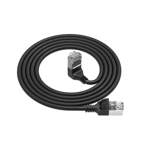 ACT CAT6A U-FTP Patch Cable 1m Black