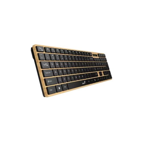 Genius SlimStar 7250BT Copilot Wireless Bluetooth Business Keyboard Pine Wood HU