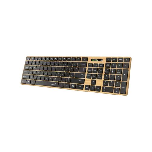 Genius SlimStar 7250BT Copilot Wireless Bluetooth Business Keyboard Pine Wood HU