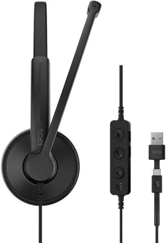 Sennheiser / EPOS Impact 100 Microsoft Teams Mono USB-C/A Headset Black
